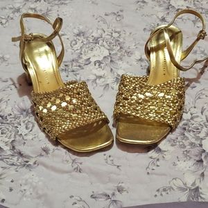 Gold sandals